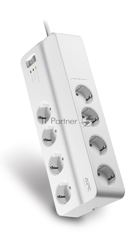 Сетевой фильтр APC PM8-RS 2м (8 розеток) белый