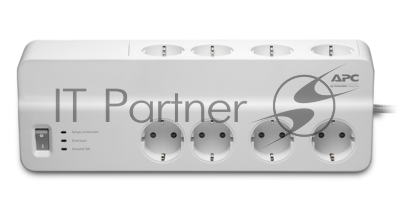Сетевой фильтр APC PM8-RS 2м (8 розеток) белый
