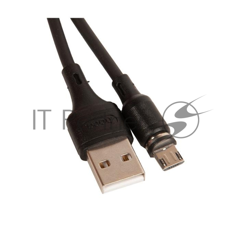 Кабель USB HOCO X52 Sereno магнитный для Micro-USB, 2.4А, длина 1.0м, черный