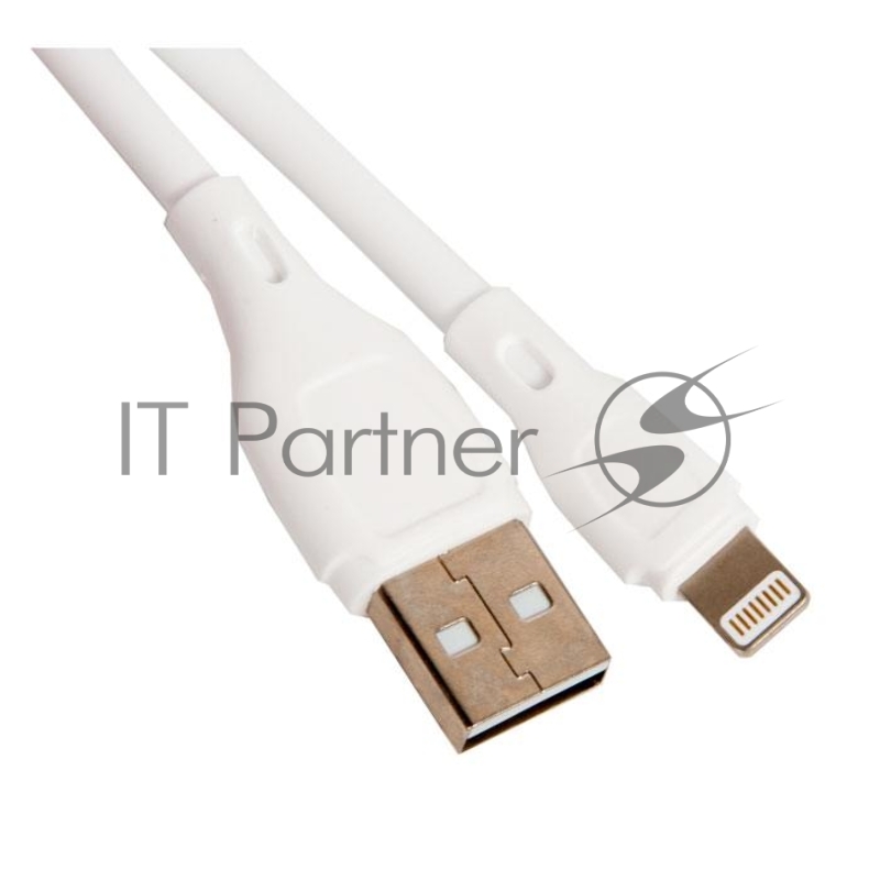 Кабель USB HOCO X61 Ultimate silicone для Lightning, 2.4А, длина 1.0м, белый