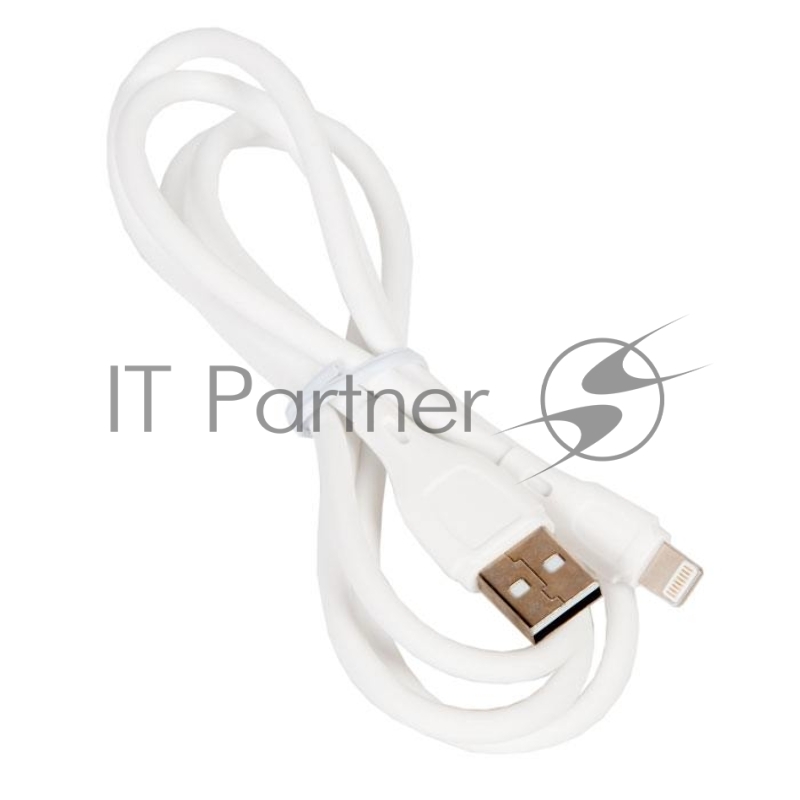 Кабель USB HOCO X61 Ultimate silicone для Lightning, 2.4А, длина 1.0м, белый