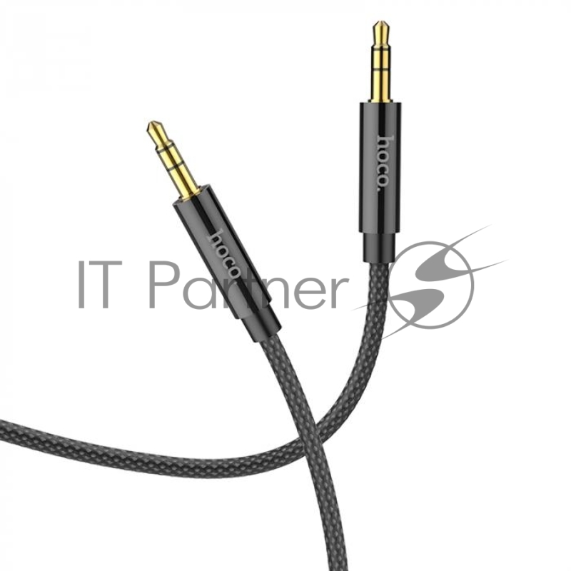 Аудиокабель HOCO UPA19 AUX, 2.0м, черный