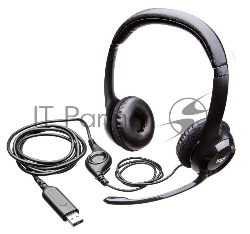 Гарнитура Logitech Headset Logitech H390 USB black (981-000803)
