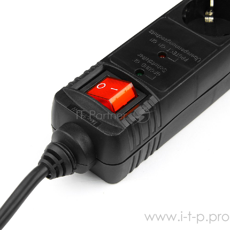 Сетевой фильтр Energenie SPG5-C-5 1.5m.16А черный