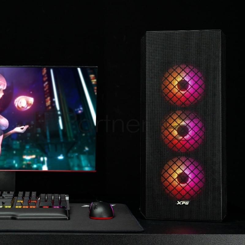 Корпус ADATA XPG DEFENDER DEFENDER-BKCWW черный Mid-Tower