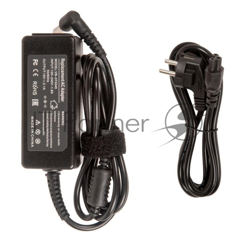 Блок питания для монитора и телевизора LCD 19V 2.1A 40W 6.5x4.4мм