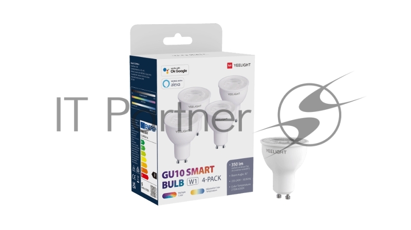 Умная лампочка Yeelight GU10 Smart bulb (Multicolor)