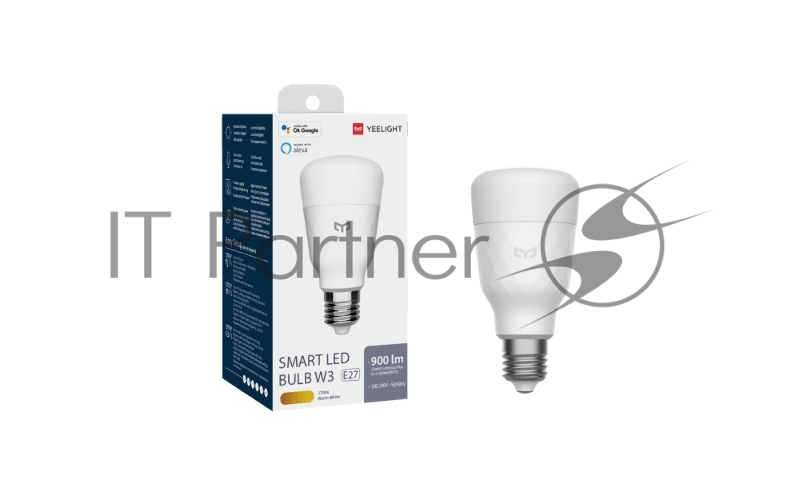 Умная LED-лампочка Yeelight Smart LED Bulb W3 (White)