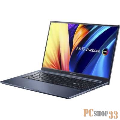 Ноутбук 15.6 OLED FHD Asus M1503QA-L1224 blue (AMD Ryzen 7 5800H/16Gb/1Tb SSD/VGA int/no OS) (90NB0Y91-M00BT0)