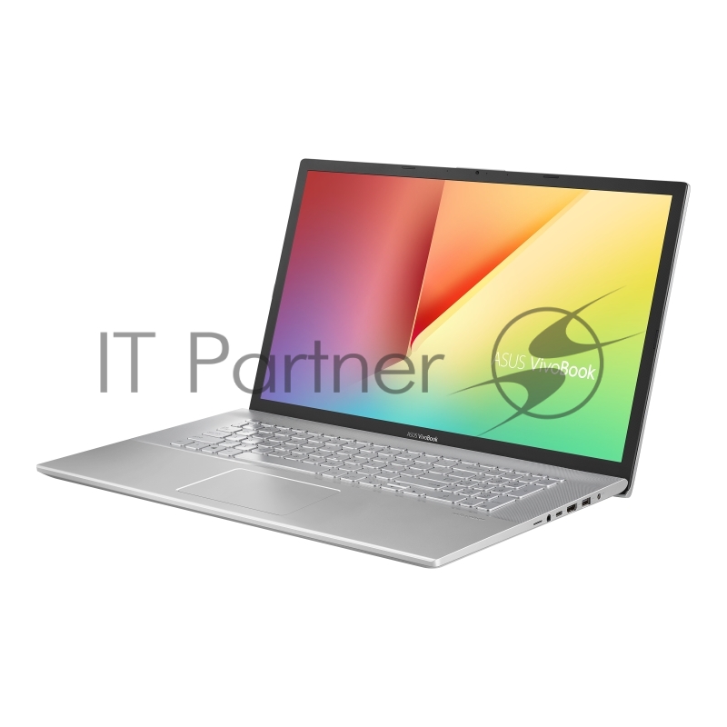 Ноутбук ASUS VivoBook X712JA i5-1035G1 12Gb HDD 1Tb Intel UHD Graphics 17,3 HD+ Cam 32Вт*ч Win11S(ENG) KBD RUENG Серебристый X712JA-212.V17WN