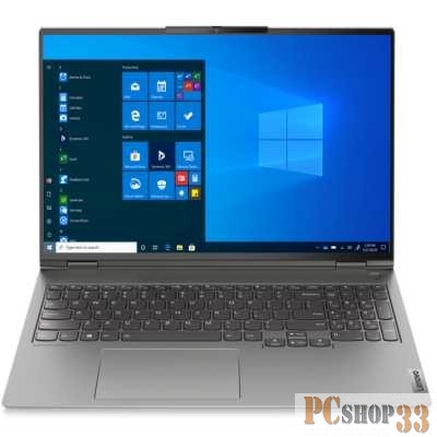 Ноутбук Lenovo ThinkBook 16p G2 ACH 16 WQXGA (2560x1600) IPS 400N, Ryzen 9 5900HX 3.3G, 2x16GB DDR4 3200, 1TB SSD M.2, RTX 3060 6GB, WiFi6, BT,FPR, FHD Cam, 230W Slim Tip, KB ENG/RU, Win11 P64 ENG, 1Y, 1.99k