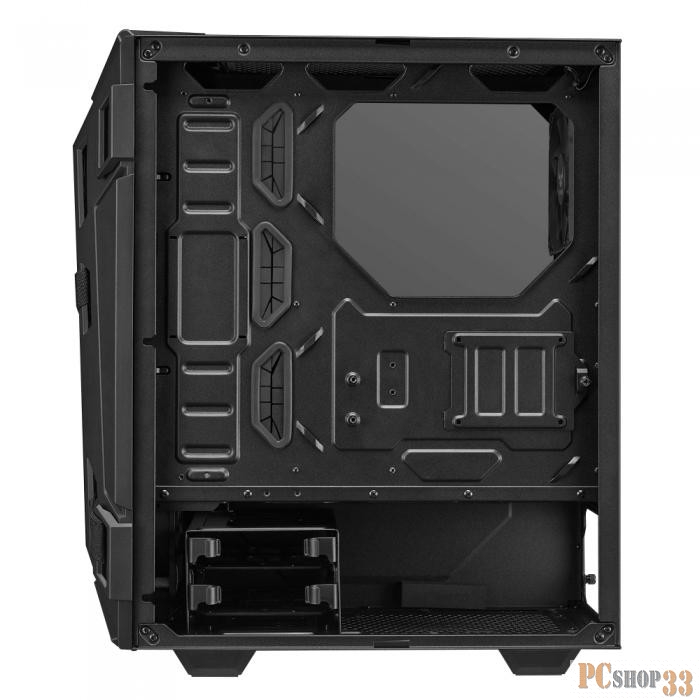 Корпус ASUS TUF GAMING GT301 mid-tower compact case with tempered glass side panel, honeycomb front panel, 120mm AURA Addressable RGB fan, headphone hanger and 360mm radiator support.7.2 Kg
