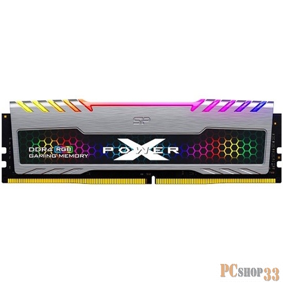 Модуль памяти SILICON POWER 8GB UDIMM DDR4 3600MHz XPOWER Zenith RGB CL18