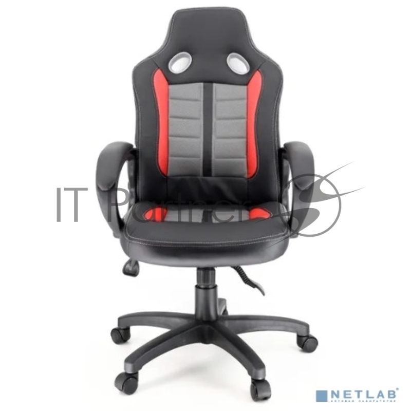 Офисное кресло Everprof Forsage экокожа черно/красно/серый