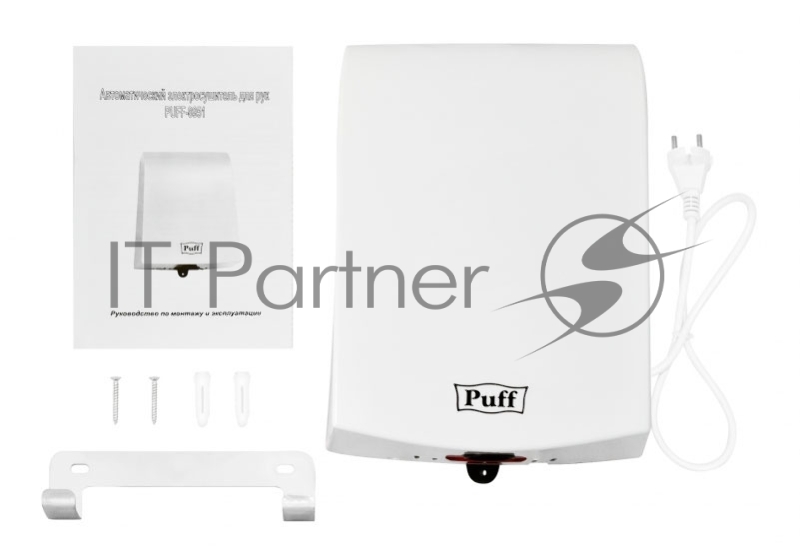 Сушилка для рук Puff 8951 1000Вт белый