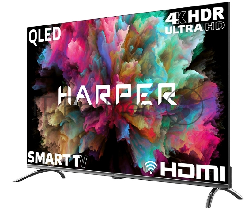 Телевизор HARPER 50Q850TS NEW QLED METAL FRAME Ultra Slim AOSP 11 1,5Gb RAM + 8Gb ROM with Bluetooth RC
