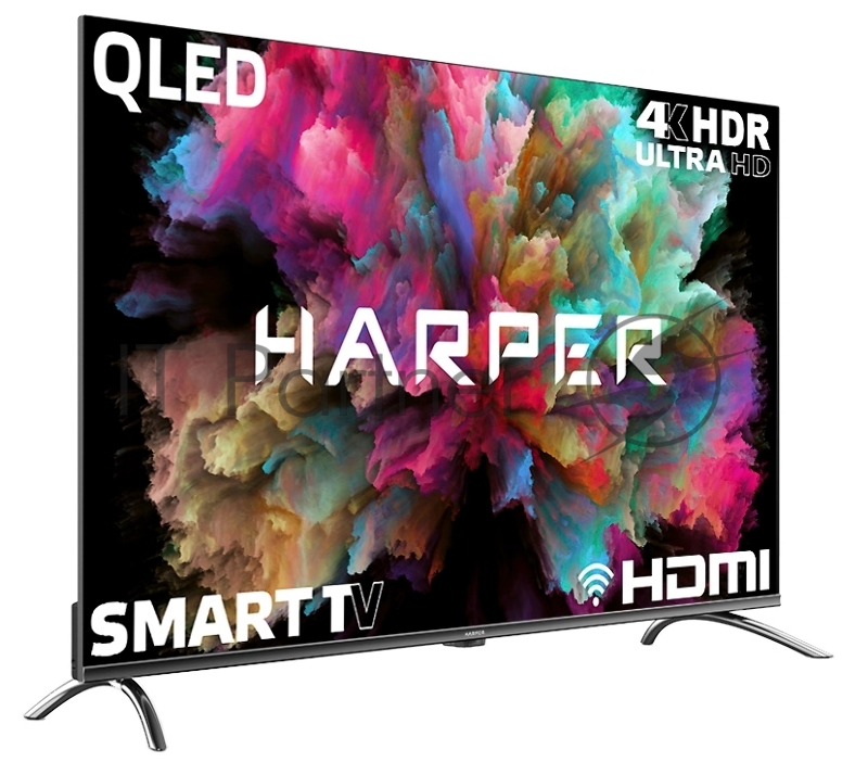 Телевизор HARPER 50Q850TS NEW QLED METAL FRAME Ultra Slim AOSP 11 1,5Gb RAM + 8Gb ROM with Bluetooth RC