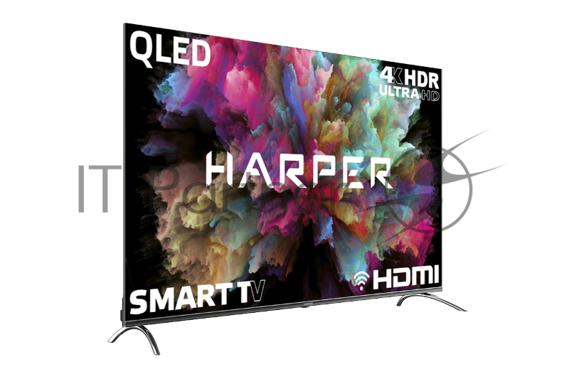 Телевизор HARPER 65Q850TS NEW QLED METAL FRAME Ultra Slim AOSP 11 1,5Gb + RAM, 8Gb ROM with Bluetooth RC