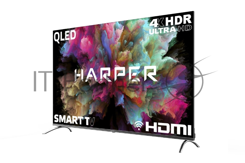 Телевизор HARPER 65Q850TS NEW QLED METAL FRAME Ultra Slim AOSP 11 1,5Gb + RAM, 8Gb ROM with Bluetooth RC