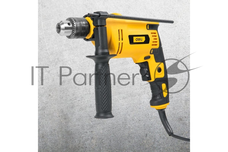 Дрель сетевая ударная Deli DL-CZ13-E2 (850Вт, 3000об/мин, картон)