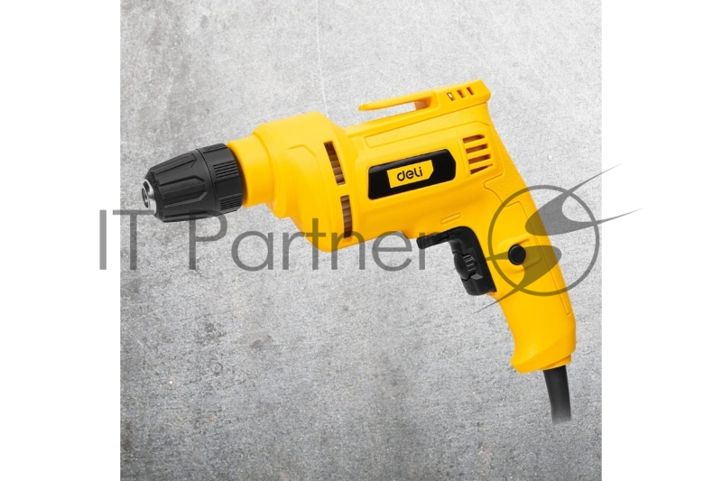 Дрель сетевая Deli DL-DZ10-E1 (500Вт, 3000об/мин, картон)