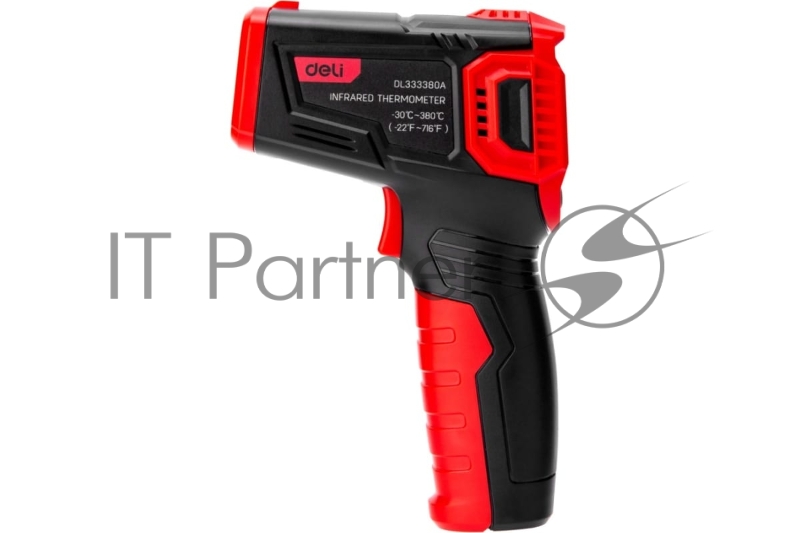 Инфракрасный пирометр (термометр) с цветным экраном Deli DL333380A