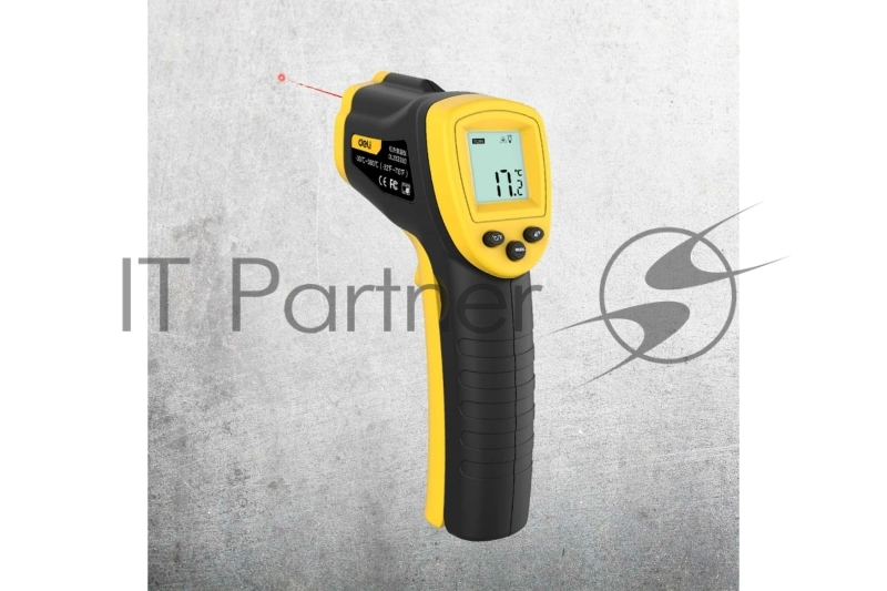 Инфракрасный пирометр (термометр) Deli DL333380