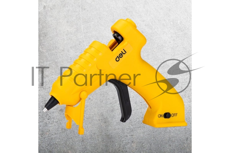 Клеевой пистолет аккумуляторный Deli DL5045 (3,7В, 2А*ч, диаметр стержня 7мм), в комплекте 10 стержней 7*100мм