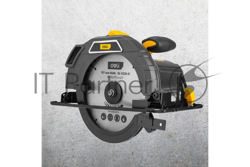 Циркулярная пила Deli DL-YJ235-E1 (2200Вт, 4200об/мин, диаметр диска 235мм)