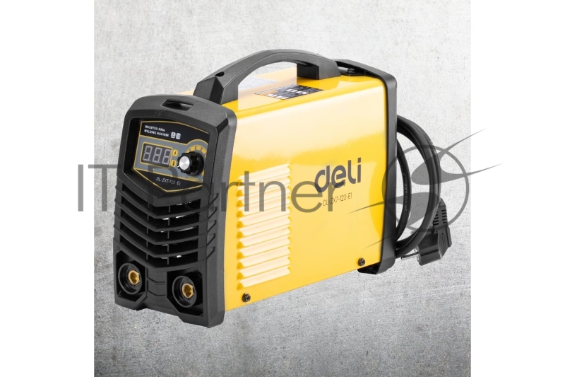 Сварочный аппарат инверторный Deli DL-ZX7-120-E1 (20-120А, 4,8кВт, 60%, диаметр электрода 1,6-3,2мм)