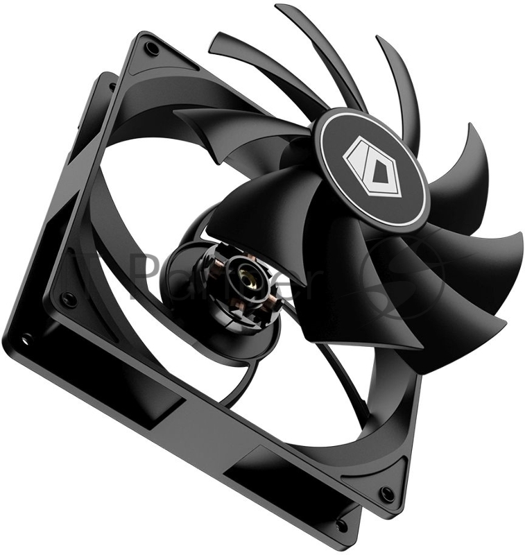 Вентилятор для корпуса ID-Cooling 120x120mm 3pin 1250rpm Black (FL-12025K)
