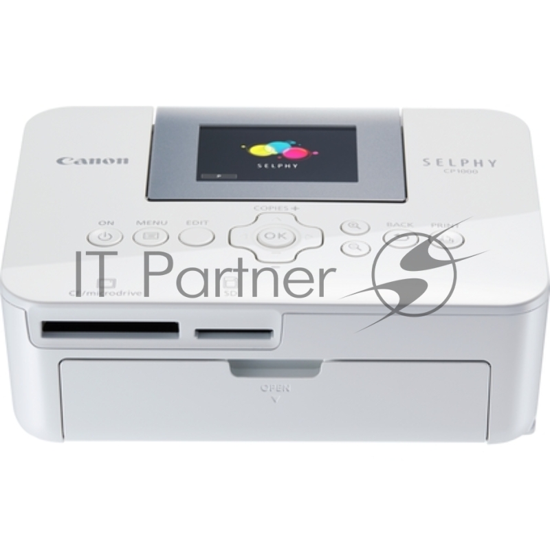 Принтер сублимационный Canon Selphy CP1000 (0011C002) A6 USB белый