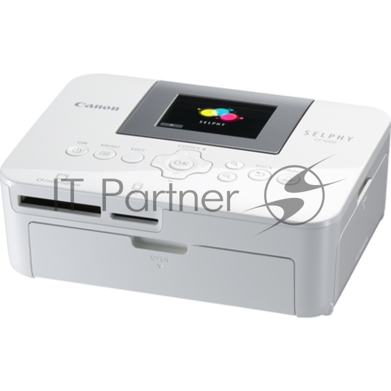 Принтер сублимационный Canon Selphy CP1000 (0011C002) A6 USB белый