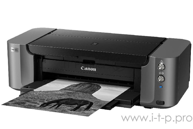 Принтер струйный Canon Pixma PRO-10S (9983B009) A3+ WiFi USB RJ-45 черный/серый