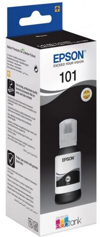 Контейнер с чернилами Epson 101 C13T03V14A (черный) для L4150/4160/6160/6170/6190 (127мл)