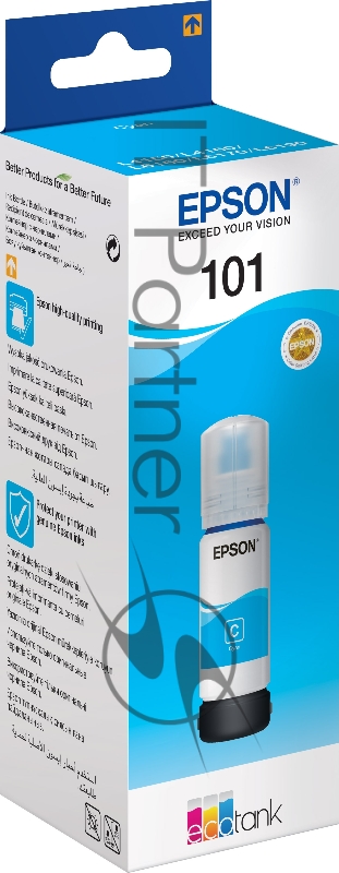 Контейнер с чернилами Epson 101 C13T03V24A (голубой) для L4150/4160/6160/6170/6190 (70мл)