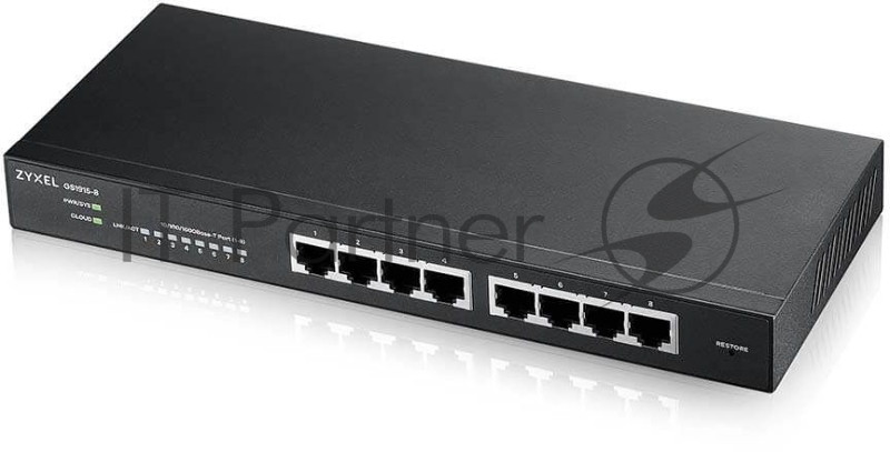 Коммутатор Zyxel GS1915-8-EU0101F 8G управляемый