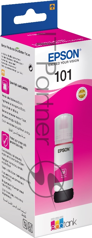 Контейнер с чернилами Epson 101 C13T03V34A (пурпурный) для L4150/4160/6160/6170/6190 (70мл)