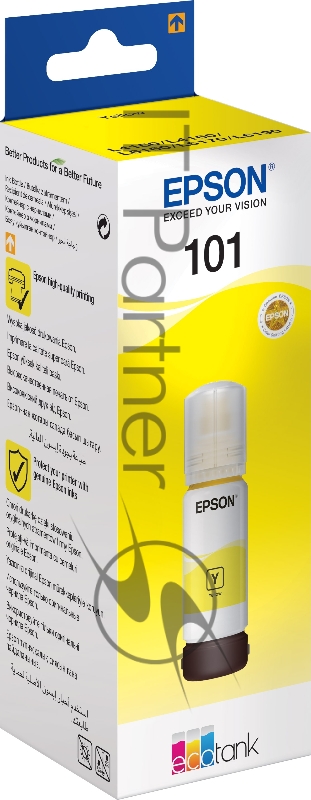 Контейнер с чернилами Epson 101 C13T03V44A (желтый) для L4150/4160/6160/6170/6190 (70мл)