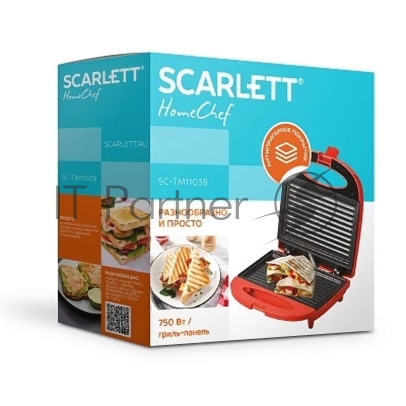 Тостер Scarlett SC-TM11039 (красный)