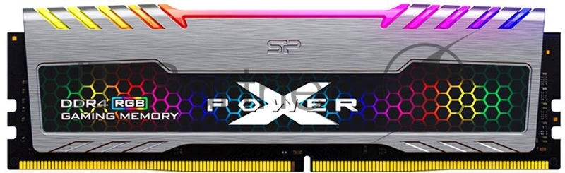 Модуль памяти Silicon Power 16GB 3200МГц XPOWER Turbine RGB DDR4 CL16 DIMM (KIT of 2) 1Gx8 SR