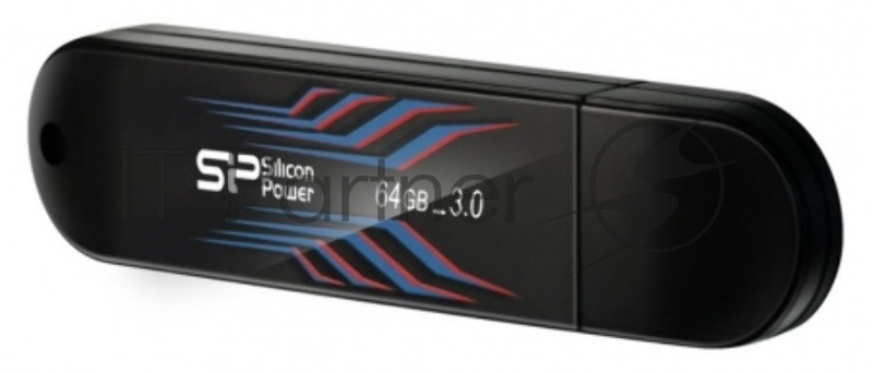 Флеш Диск Silicon Power 64Gb Blaze B10 SP064GBUF3B10V1B USB3.0 черный