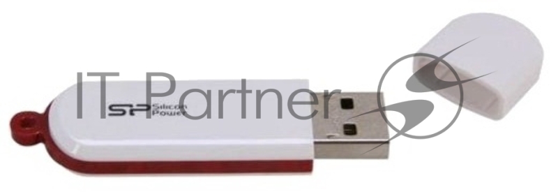 Флеш Диск Silicon Power 64Gb LuxMini 320 SP064GBUF2320V1W USB2.0 белый