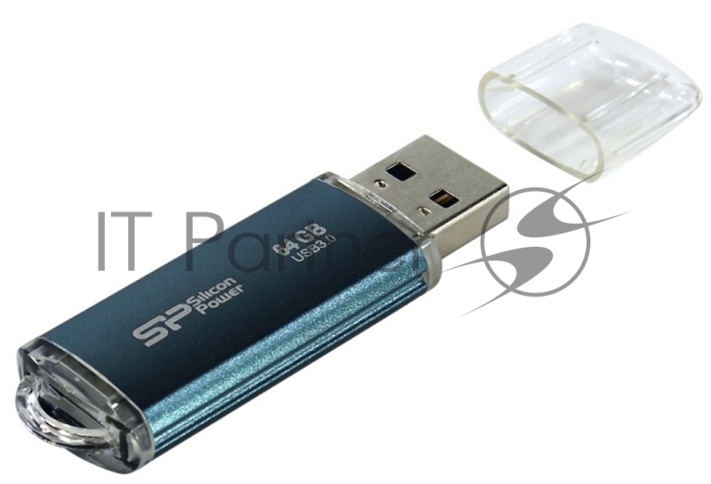 Флеш Диск Silicon Power 64Gb Marvel M01 SP064GBUF3M01V1B USB3.0 синий