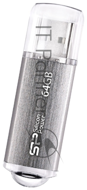 Флэш Диск Silicon Power USB Drive 64Gb Ultima II SP064GBUF2M01V1S {USB2.0, Silver}