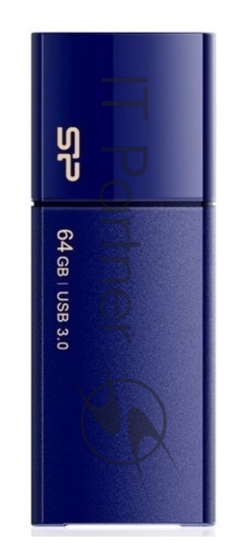Флеш Диск Silicon Power 64Gb Blaze B05 SP064GBUF3B05V1D USB3.0 синий