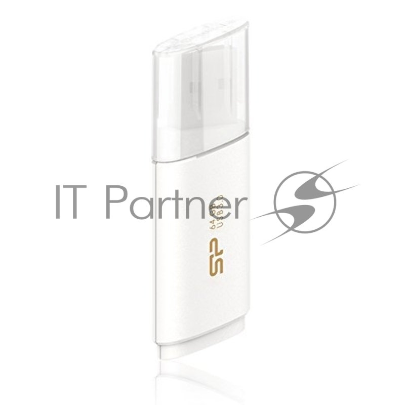 Флеш накопитель 64Gb Silicon Power Blaze B06, USB 3.0, Белый