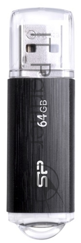 Флеш Диск Silicon Power 64Gb Ultima U02 SP064GBUF2U02V1K USB2.0 черный