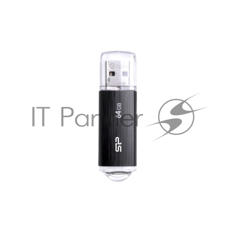 Флеш Диск Silicon Power 64Gb Ultima U02 SP064GBUF2U02V1K USB2.0 черный