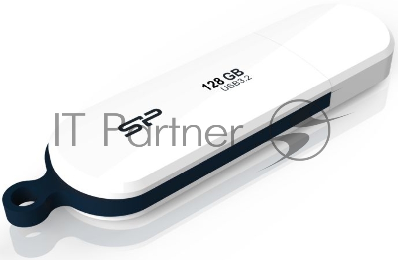 Флеш накопитель 128Gb Silicon Power Blaze B32, USB 3.2, Белый
